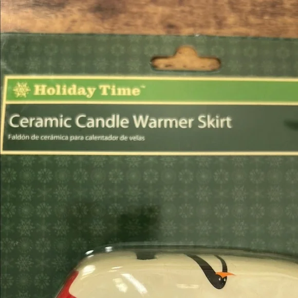 HOLIDAY TIME Snowman Candle Warmer Skirt - Picture 3 of 5